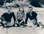 Taylor, Stanwyck & Gable golfing--probably taken by Carole Lombard.