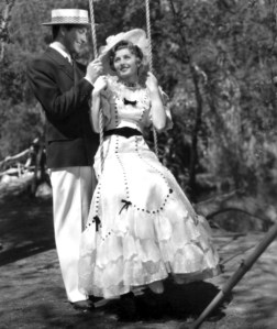 Robert Taylor and Barbara Stanwyck in "This Is My Affair," 1937.