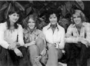 A mid-seventies shotof Bob's family: Manuela, Tessa, Ursula and Terry; from the collection of Terrence Taylor. courtesy of Terry Taylor